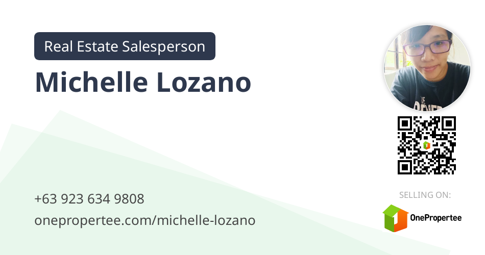 Michelle Lozano Real Estate Salesperson Selling on OnePropertee