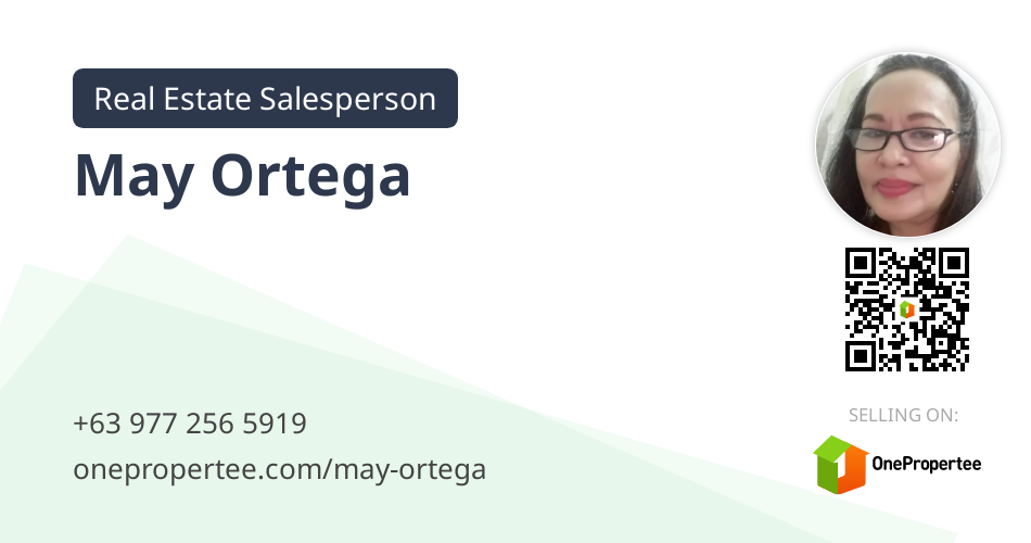 May Ortega Real Estate Salesperson Selling on OnePropertee