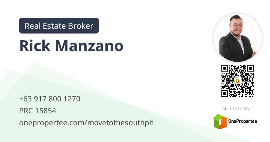 Rick Manzano Real Estate Broker Selling on OnePropertee